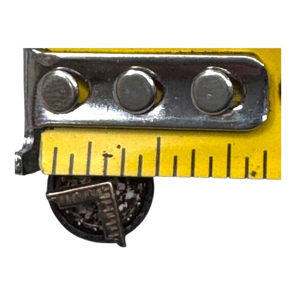 Vintage Masonic Compass 14k Gold Antique Decorative Button Pin Mason 0.96g - Picture 4 of 8